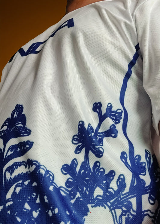 A FIVE DAY AFFAIR REGULAR FIT OFF-WHITE JERSEY