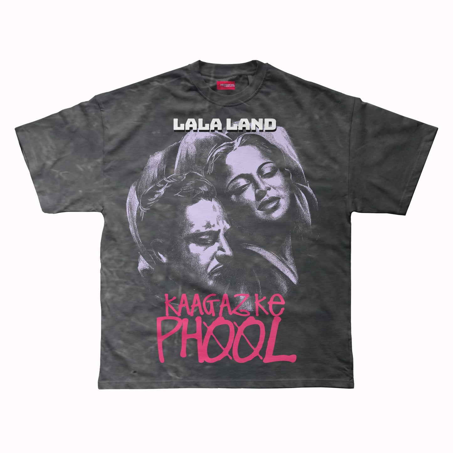 KAAGAZ KE PHOOL RETRO WASH TEE UNISEX