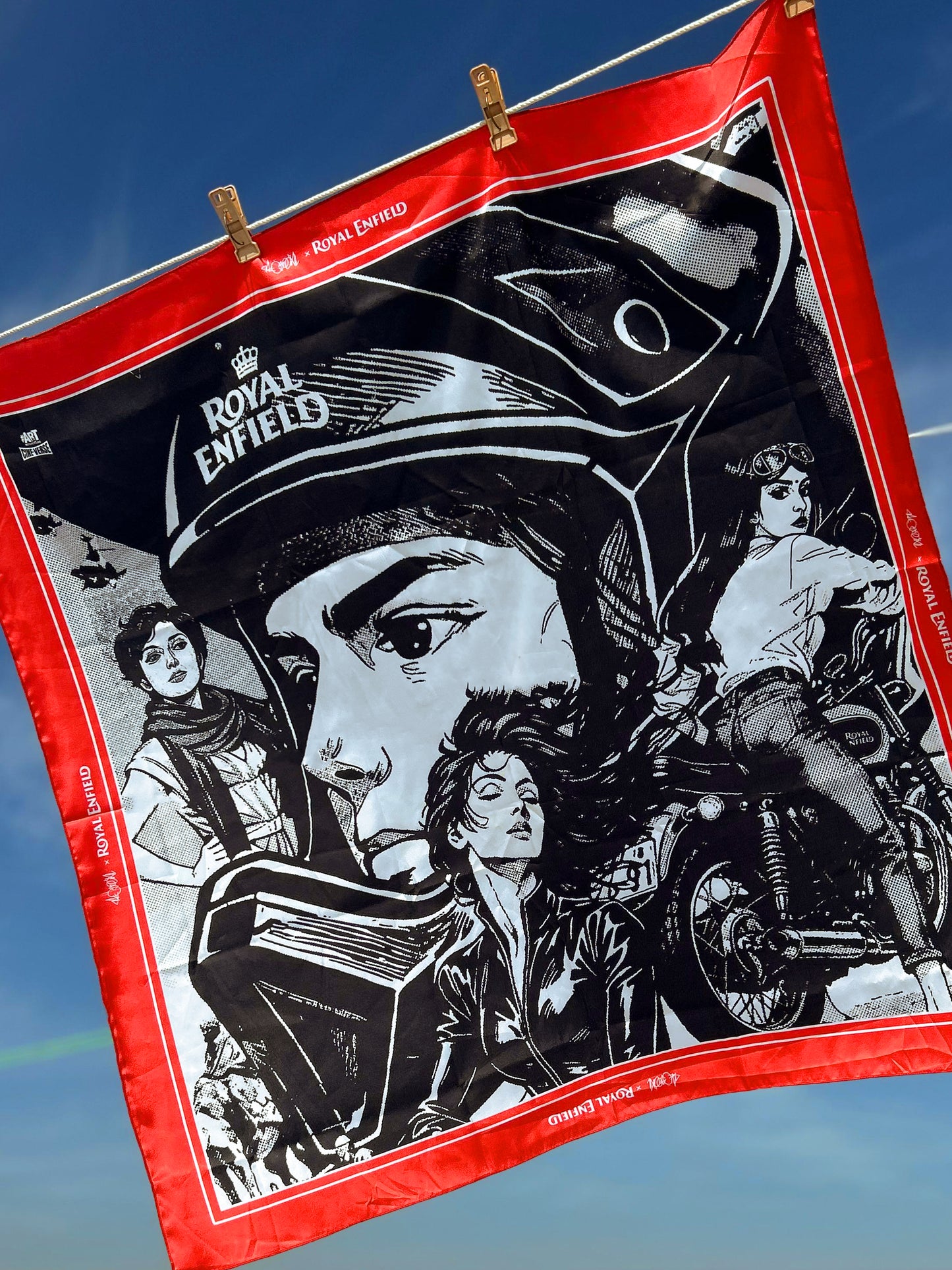 THE HEROINE ARCH SCARF/BANDANA | ROYAL ENFIELD AOM CINEVERSE EDITION 25'