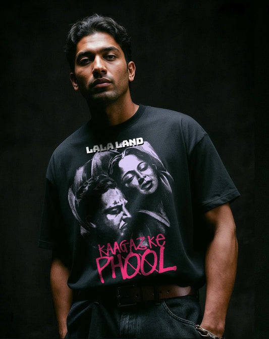 KAAGAZ KE PHOOL RETRO WASH TEE UNISEX