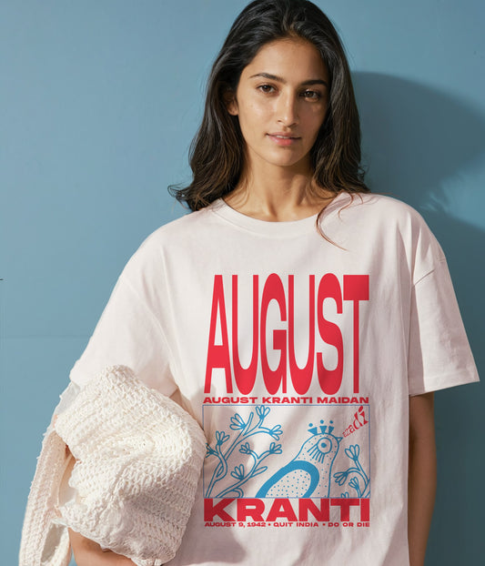 AUGUST KRANTI OVERSIZED UNISEX FIT