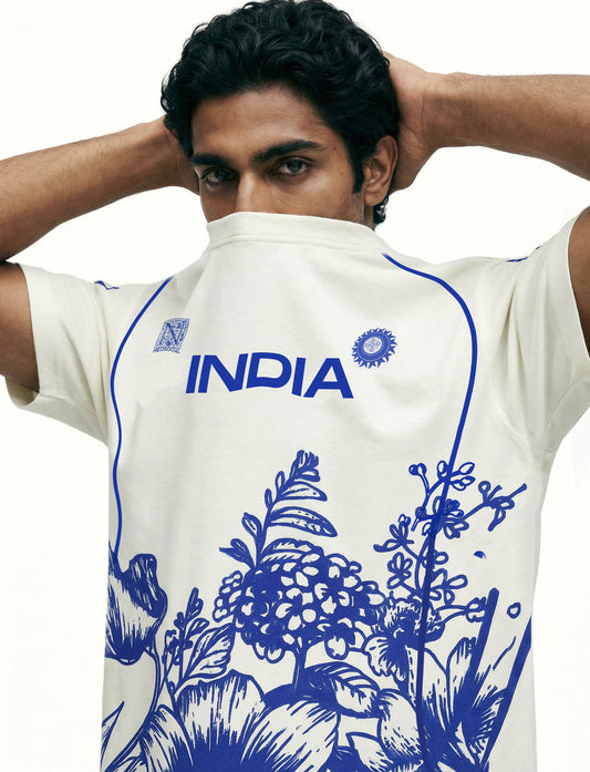 A FIVE DAY AFFAIR REGULAR FIT OFF-WHITE JERSEY