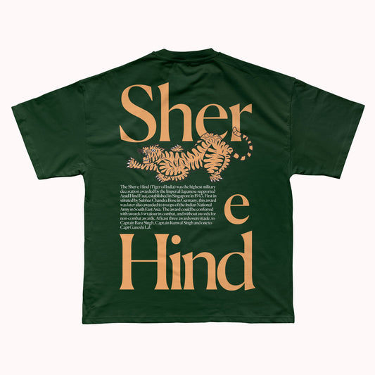 Sher-E- Hind T-shirt  OVERSIZED FIT