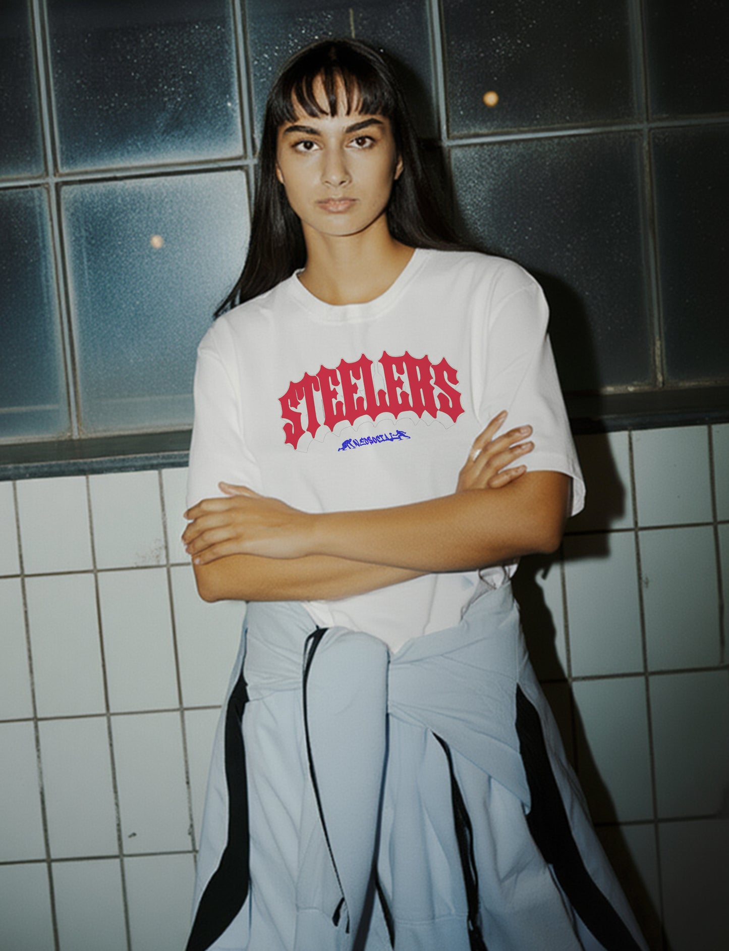 STEELERS UNISEX OVERSIZED FIT T-SHIRT