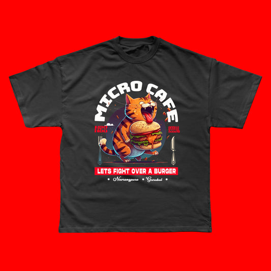 EL GATO (Micro Cafe X Neosocial) Merch. Oversized UNISEXFit.