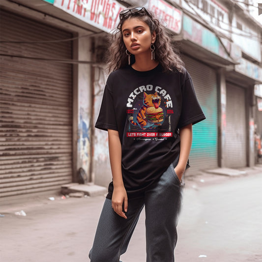 EL GATO (Micro Cafe X Neosocial) Merch. Oversized UNISEXFit.