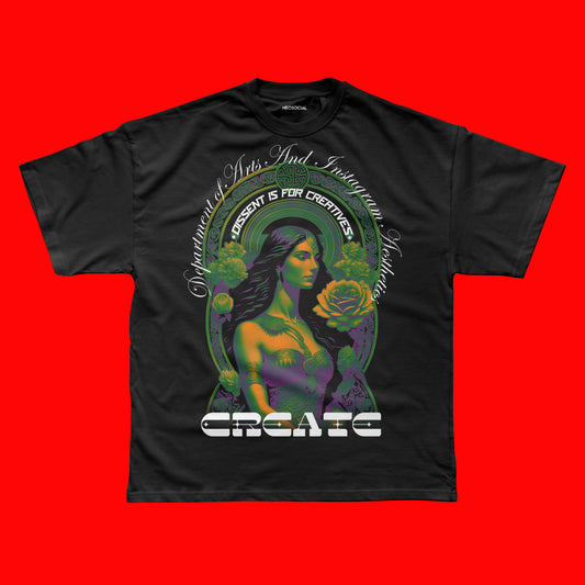 CREATE TEE OVERSIZED UNISEX FIT