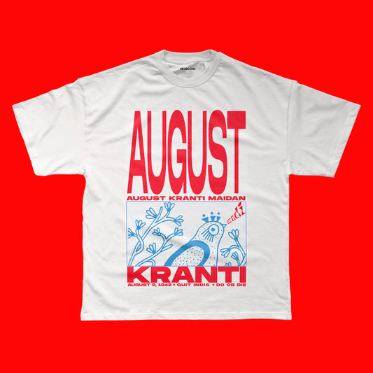 AUGUST KRANTI OVERSIZED UNISEX FIT