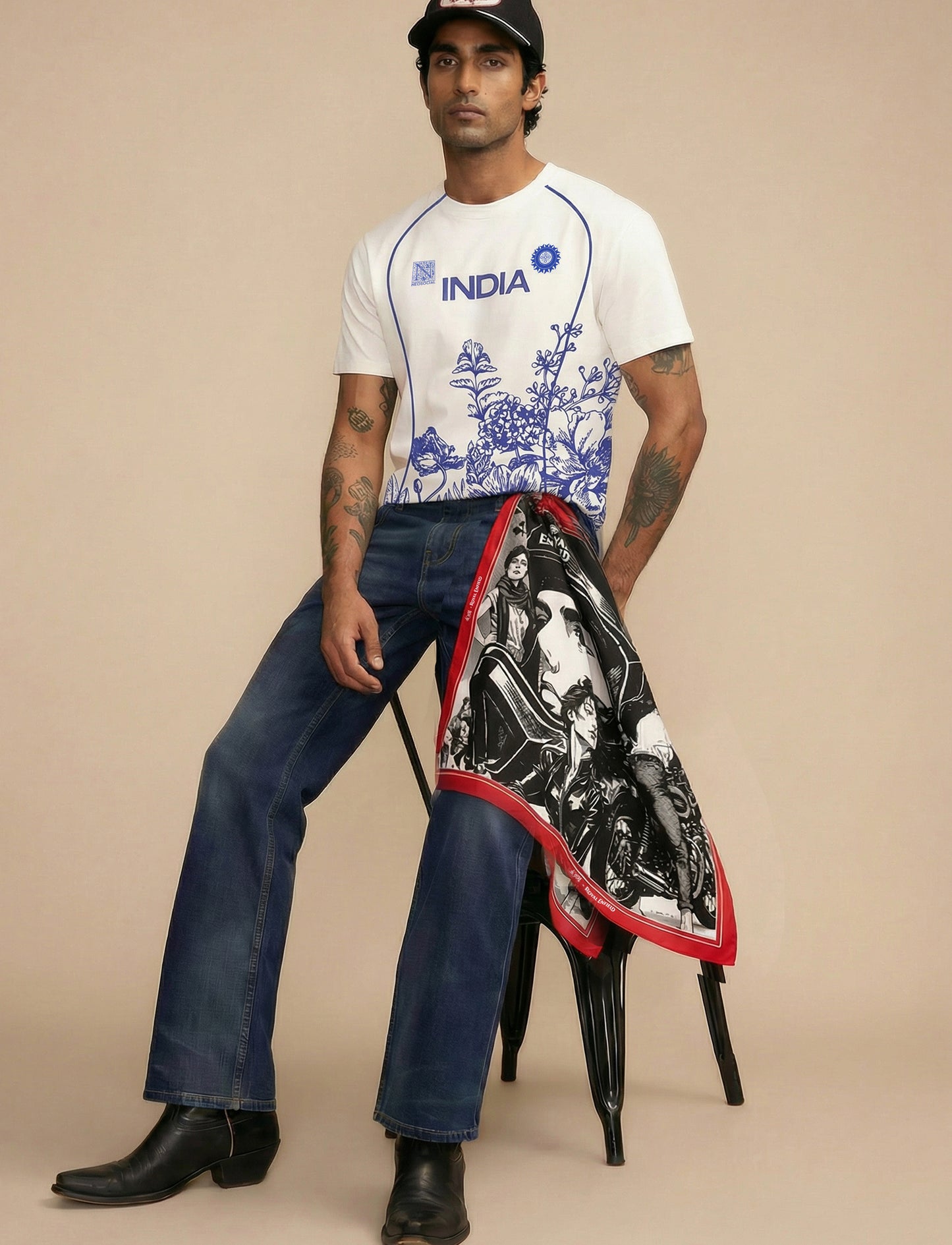 A FIVE DAY AFFAIR REGULAR FIT OFF-WHITE JERSEY