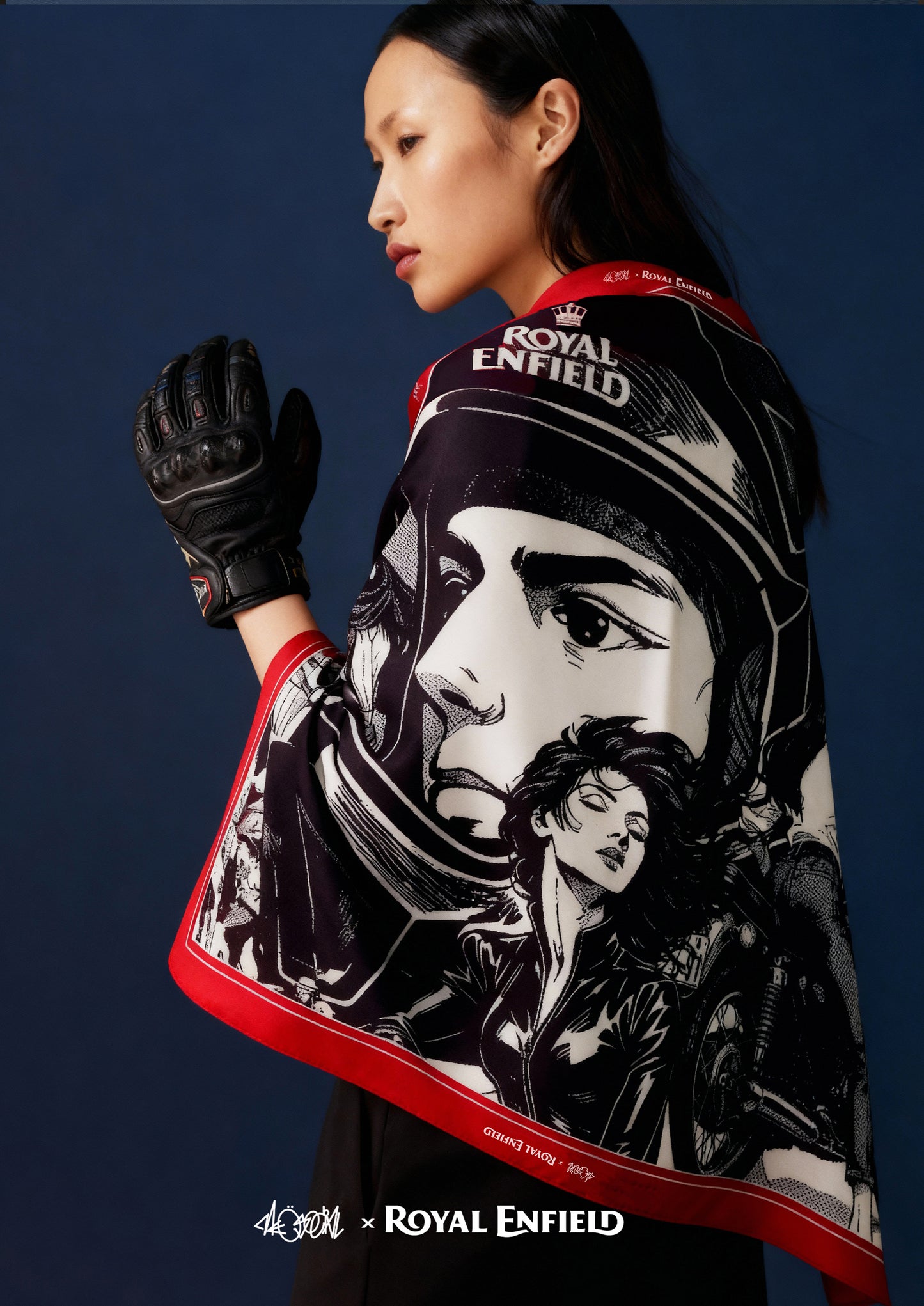THE HEROINE ARCH SCARF/BANDANA  FOR ART OF MOTORCYCLING EDITION 2025