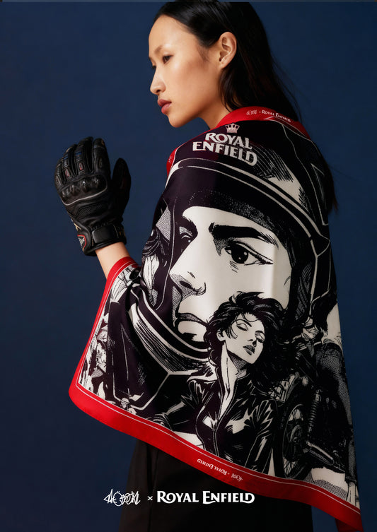 THE HEROINE ARCH SCARF/BANDANA  FOR ART OF MOTORCYCLING EDITION 2025