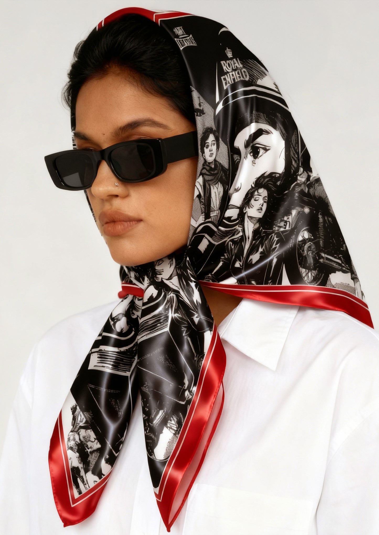 THE HEROINE ARCH SCARF/BANDANA  FOR ART OF MOTORCYCLING EDITION 2025