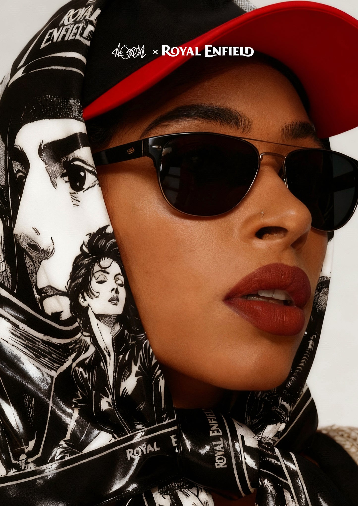 THE HEROINE ARCH SCARF/BANDANA  FOR ART OF MOTORCYCLING EDITION 2025