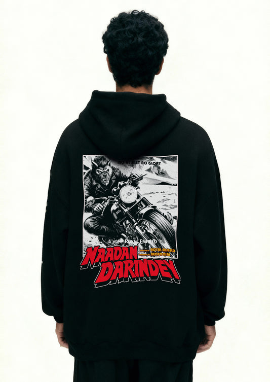 NAADAN PARINDEY UNISEX OVERSIZED SUPER THICK HOODIE AOM EDITION