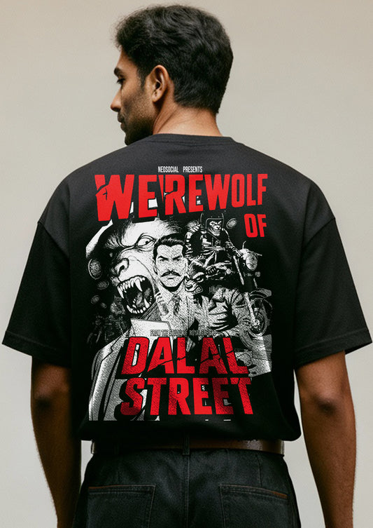 WEREWOLF OF DALAAL STREET UNISEX OVERSIZED FIT AOM EDITION