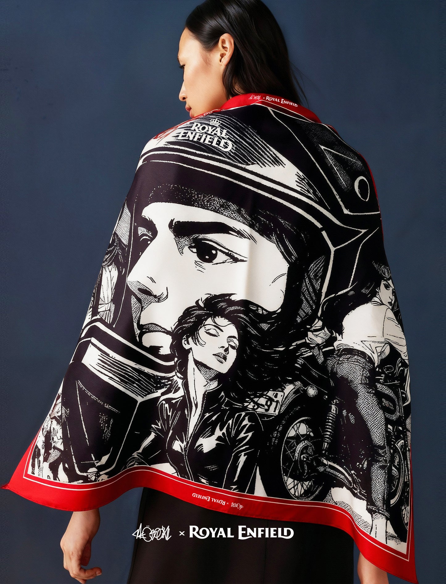 THE HEROINE ARCH SCARF/BANDANA  FOR ART OF MOTORCYCLING EDITION 2025