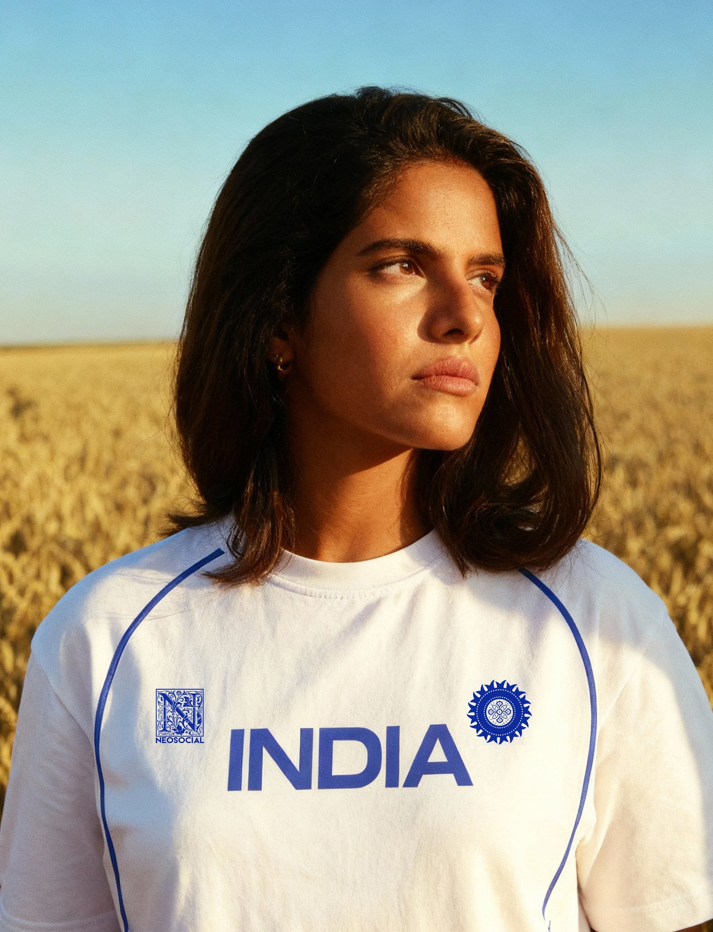 A FIVE DAY AFFAIR REGULAR FIT OFF-WHITE JERSEY