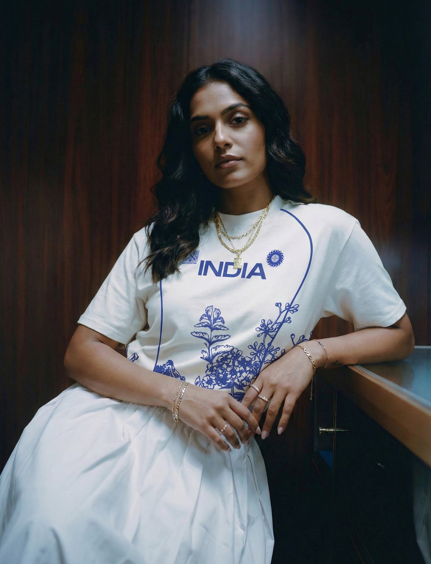 A FIVE DAY AFFAIR REGULAR FIT OFF-WHITE JERSEY