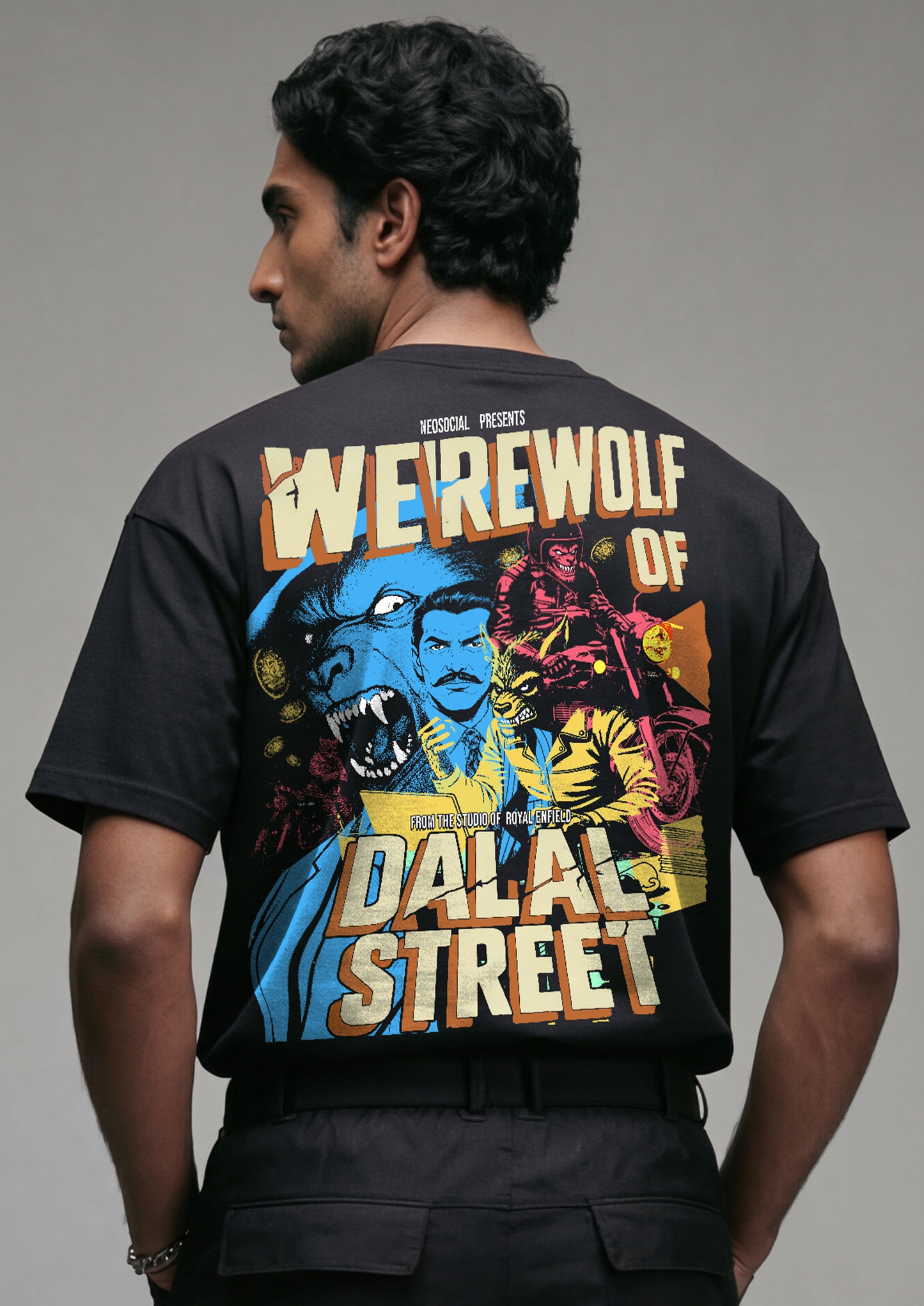 WEREWOLF OF DALAAL STREET UNISEX | AOM CINEVERSE EDITION 2025 (OVERSIZED FIT)
