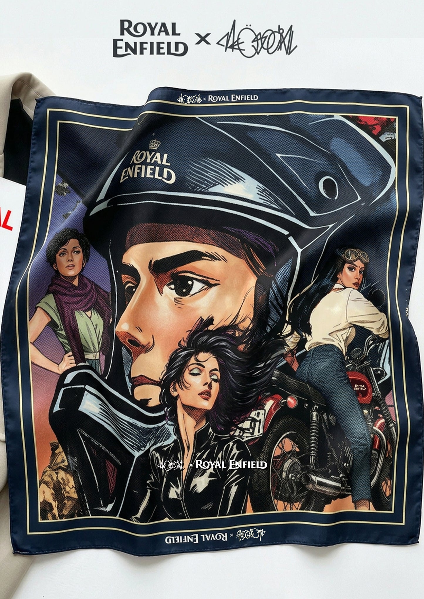 THE HEROINE ARCH SCARF/BANDANA | ROYAL ENFIELD AOM CINEVERSE EDITION 25'