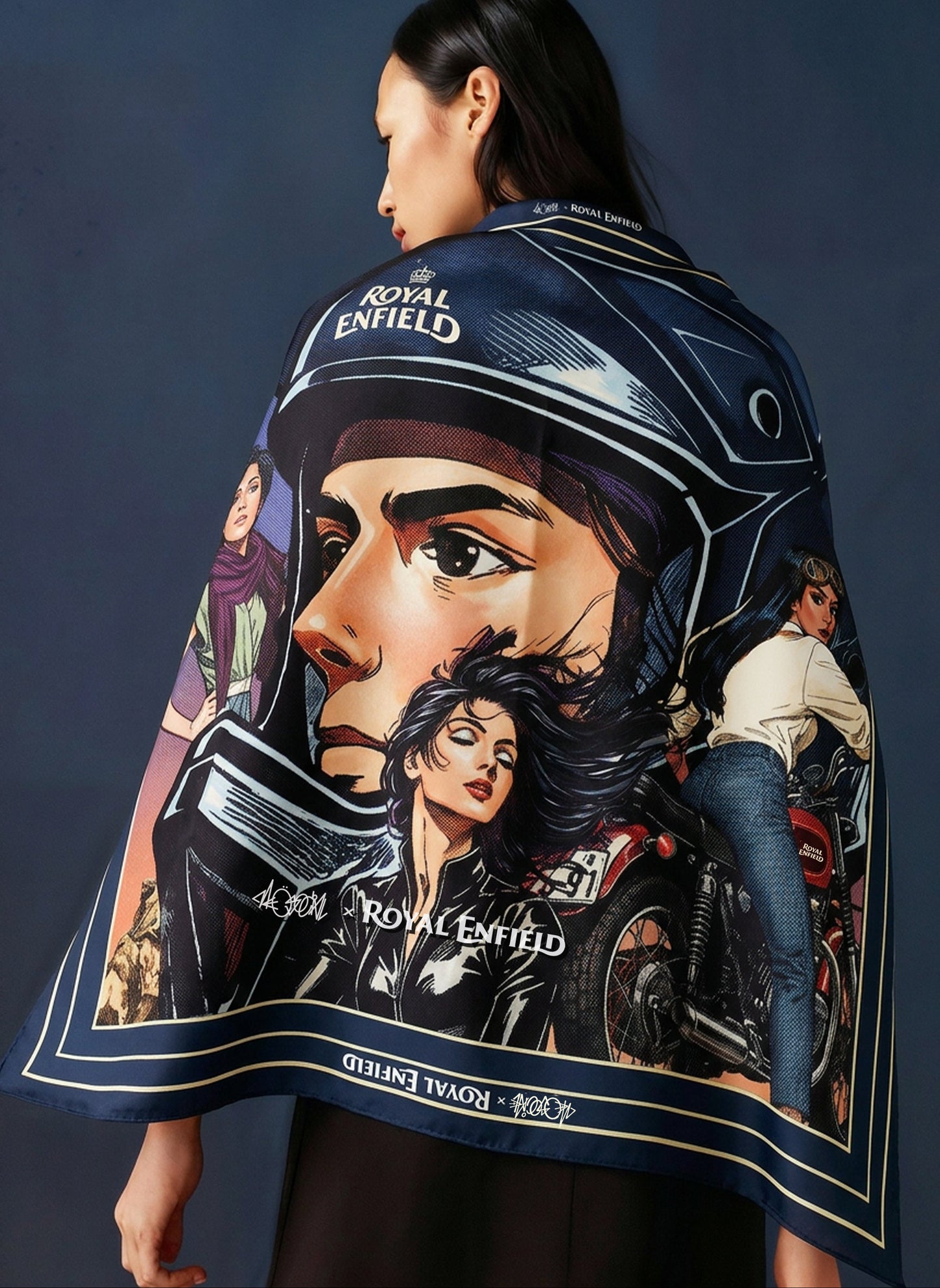 THE HEROINE ARCH SCARF/BANDANA | ROYAL ENFIELD AOM CINEVERSE EDITION 25'