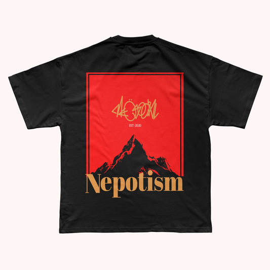 NEPOTISM OVERSIZED FIT TEE.