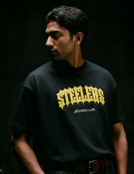 STEELERS  UNISEX OVERSIZED FIT T-SHIRT
