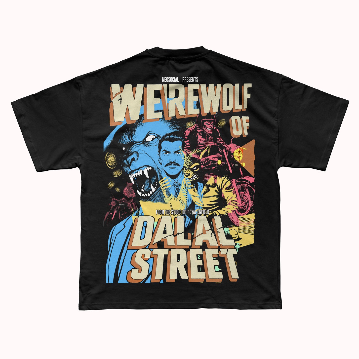 WEREWOLF OF DALAAL STREET UNISEX OVERSIZED FIT AOM EDITION