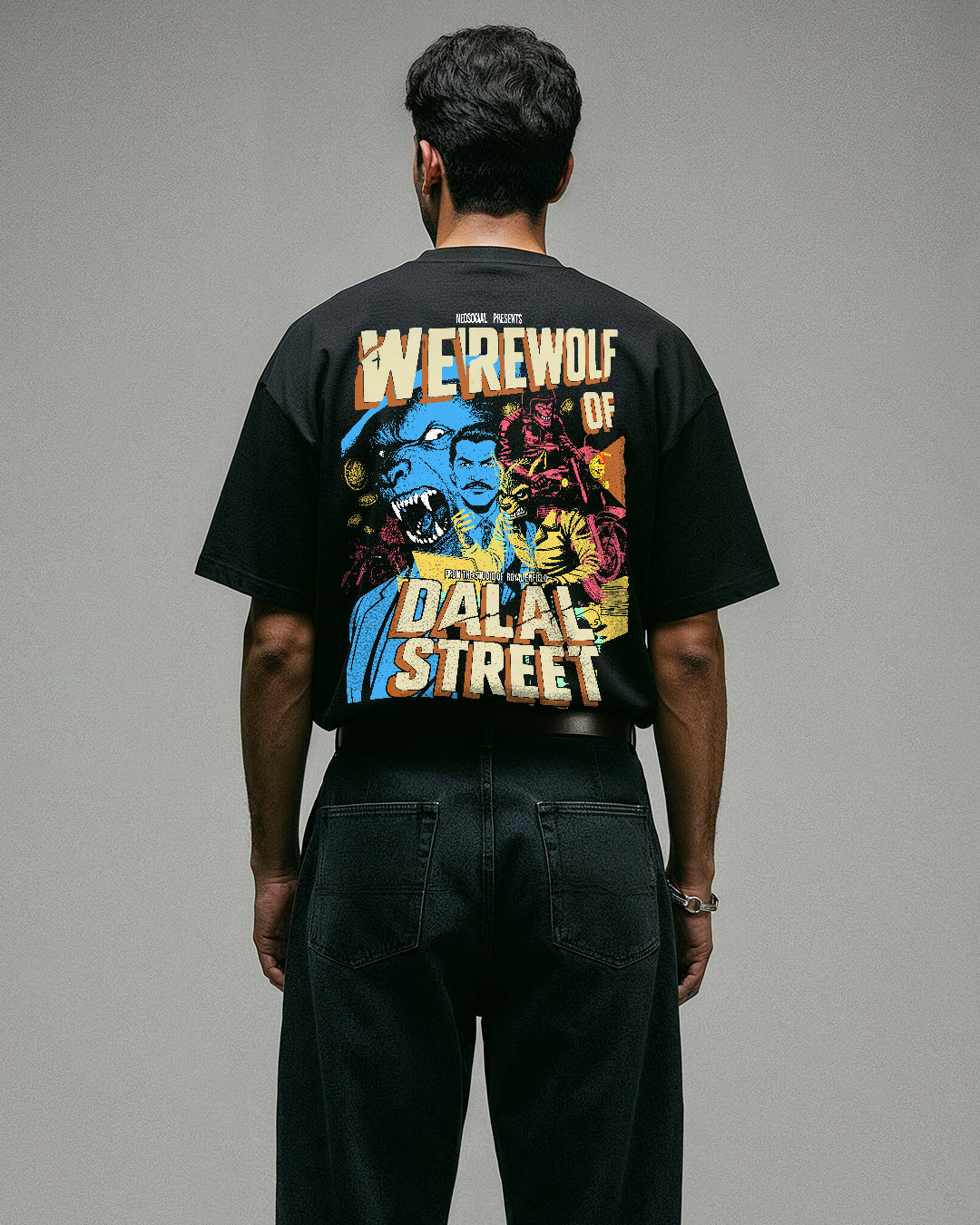 WEREWOLF OF DALAAL STREET UNISEX OVERSIZED FIT AOM EDITION